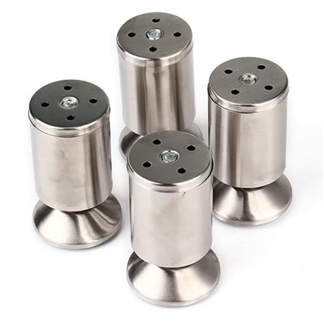 stainless steel kitchen cabinet legs|adjustable steel table legs.